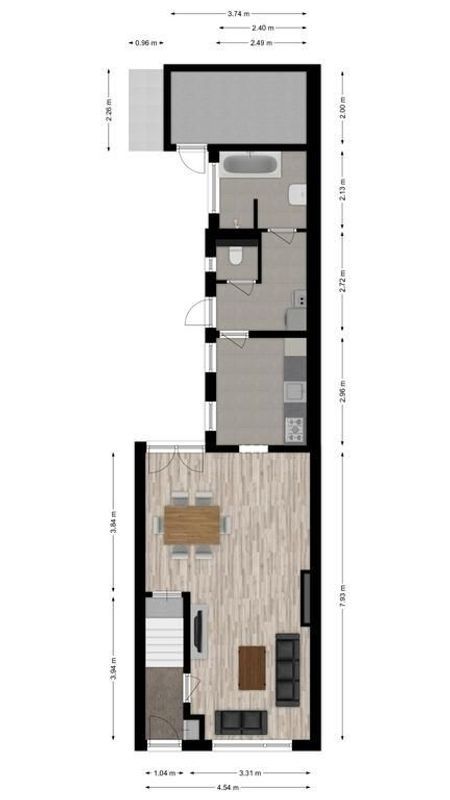 Hoefstraat 231 Floorplan Blur 0