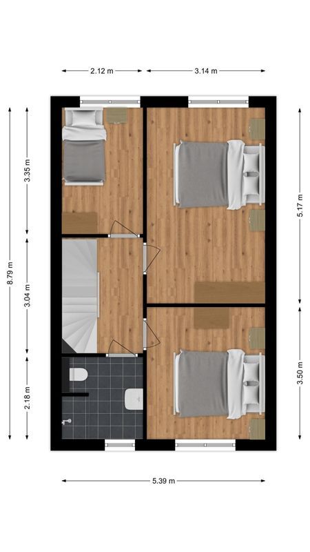 Marie Baronstraat 37 Floorplan Blur 1