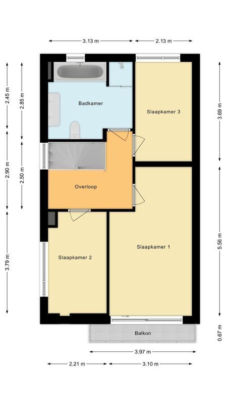 Annie Salomonsplein 19 Floorplan Blur 1
