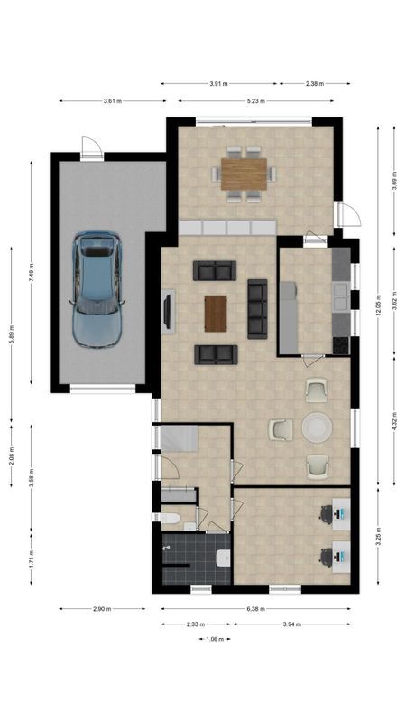 Delfshavenstraat 12 Floorplan Blur 0