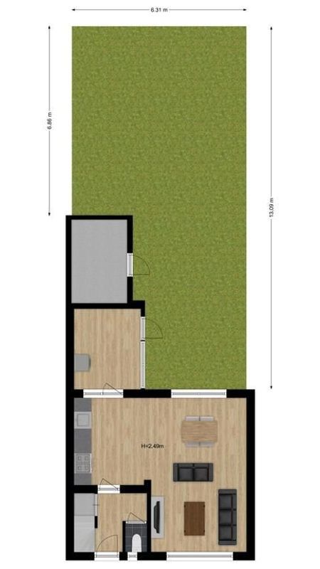 Weefmeesterstraat 22 Floorplan Blur 2