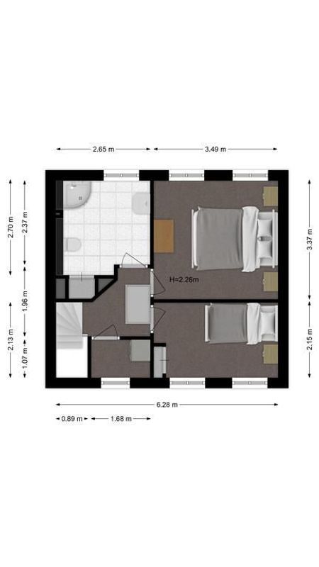 Weefmeesterstraat 22 Floorplan Blur 1