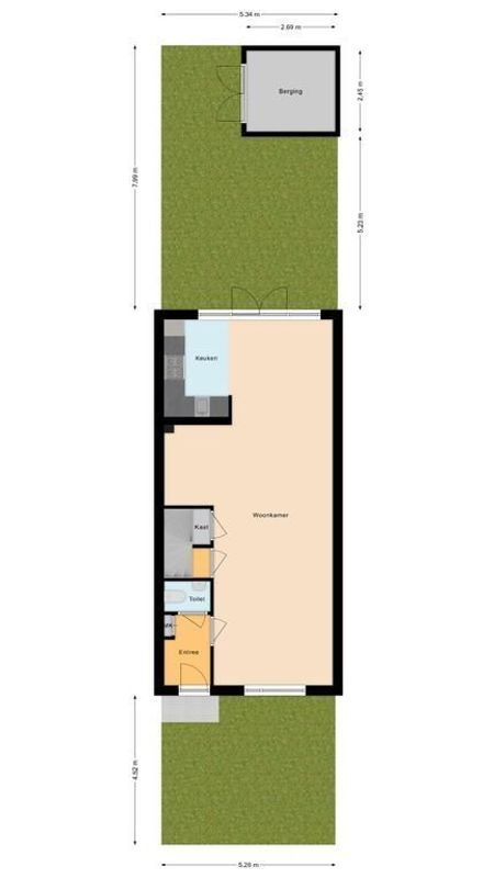 Marga Klompelaan 82 Floorplan Blur 3