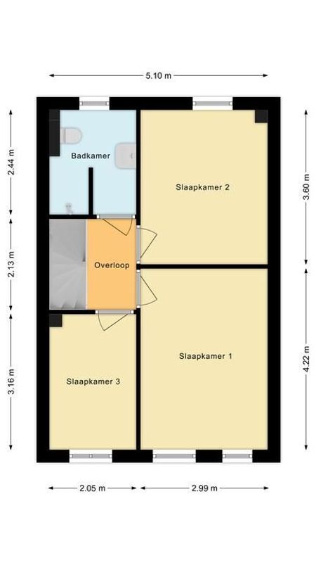 Marga Klompelaan 82 Floorplan Blur 1