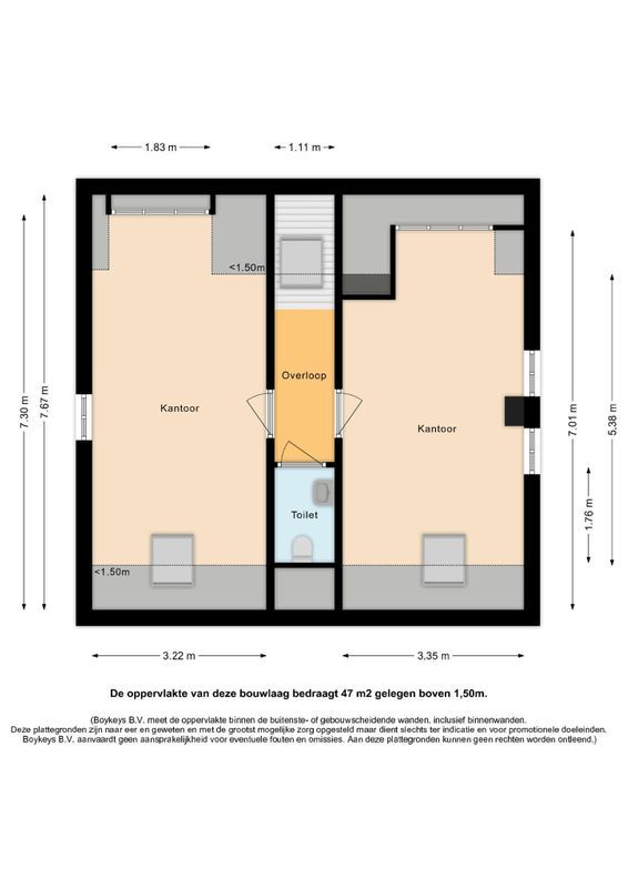 Stationsstraat 44 Floorplan Blur 1