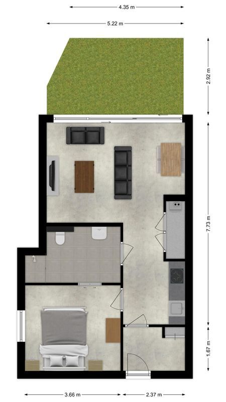 De Kerkschuur 5 Floorplan Blur 0