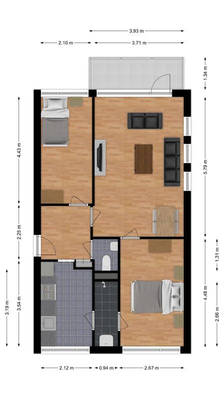 Predikherenlaan 101 Floorplan Blur 0