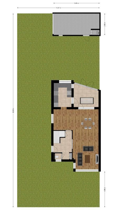 Wermenbossestraat 1 Floorplan Blur 3