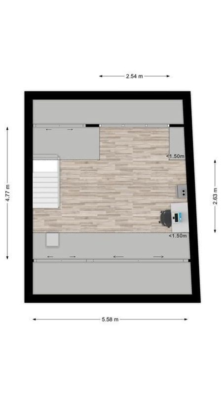Van Goorstraat 28 Floorplan Blur 3