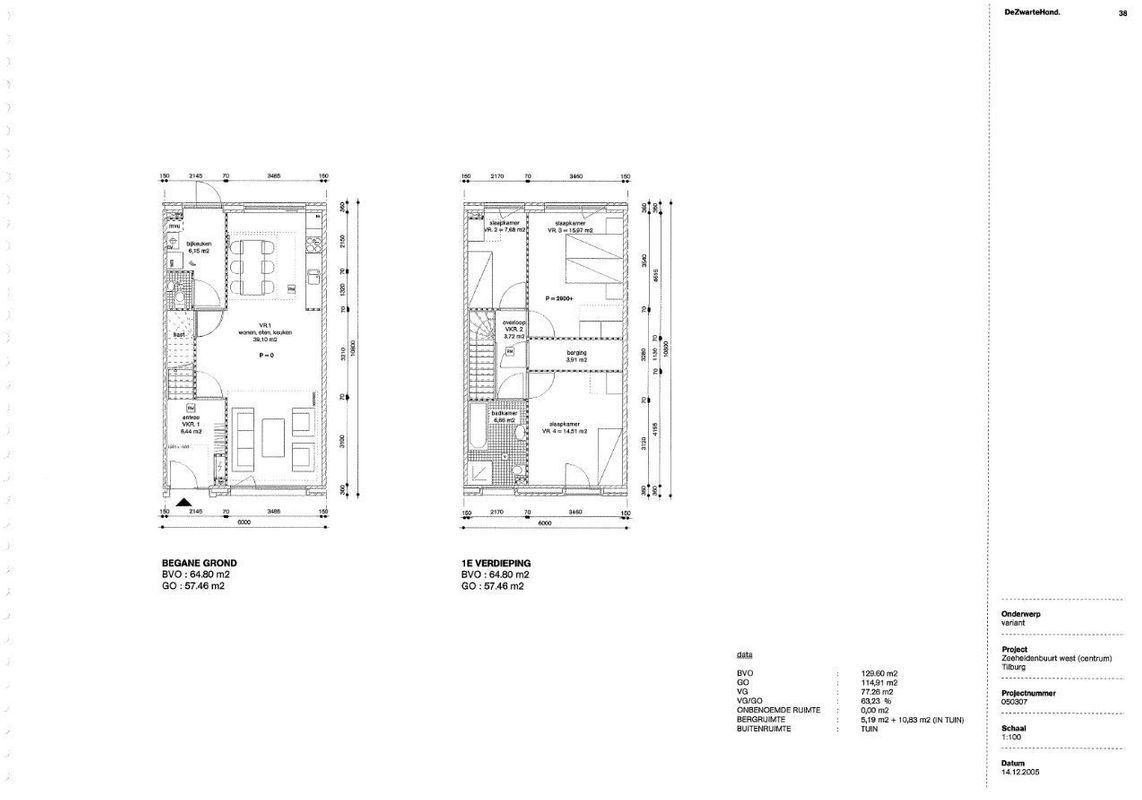 Veestraat 135 - b Floorplan Blur 0