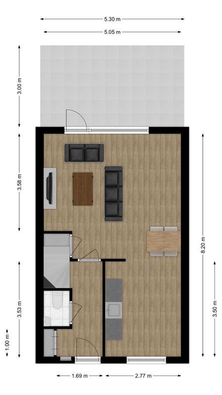 Munselstraat 10 Floorplan Blur 0