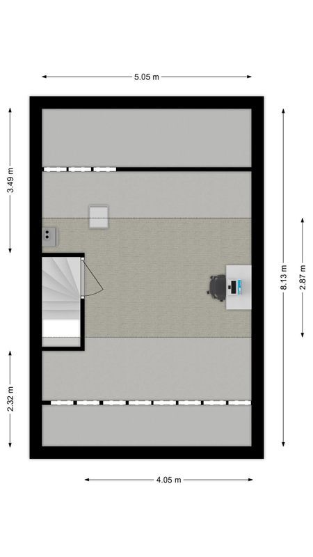 Munselstraat 10 Floorplan Blur 3