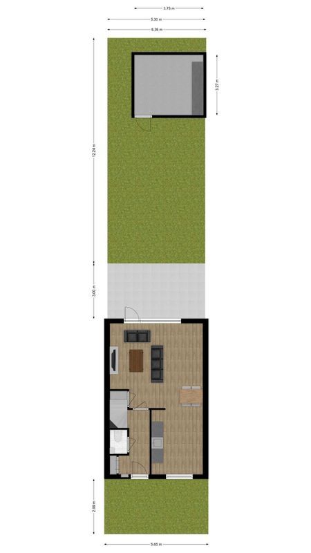 Munselstraat 10 Floorplan Blur 2