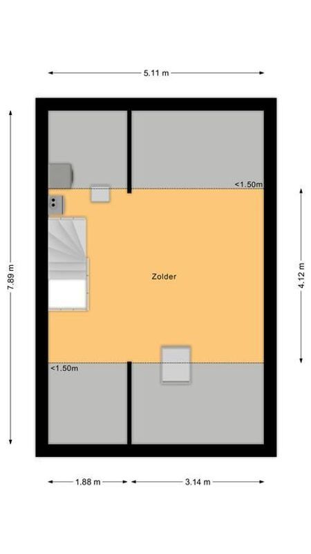 Marga Klompelaan 80 Floorplan Blur 4