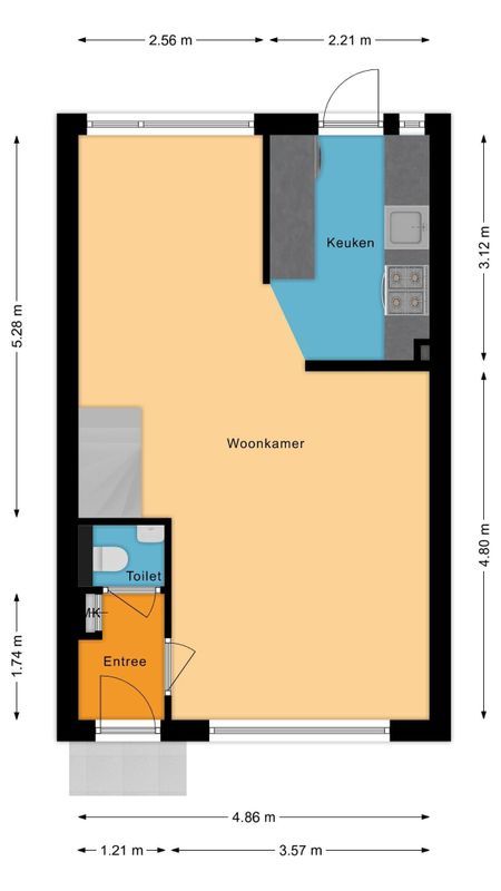 Zoutmanstraat 7 Floorplan Blur 1