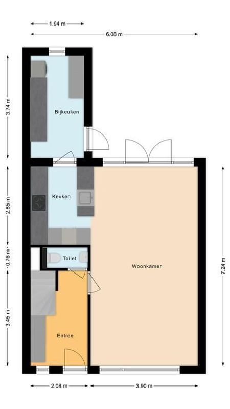 Volderstraat 24 Floorplan Blur 0