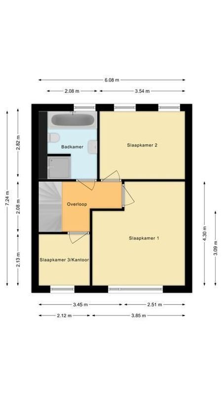 Volderstraat 24 Floorplan Blur 1