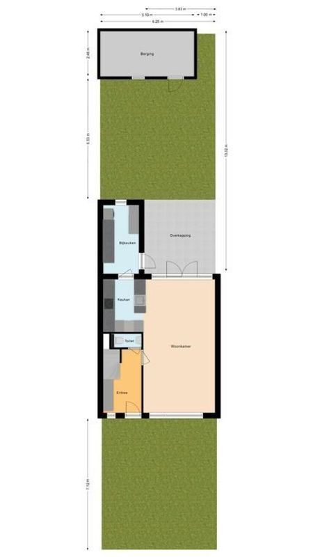 Volderstraat 24 Floorplan Blur 3