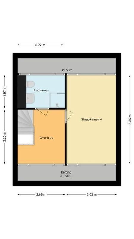 Volderstraat 24 Floorplan Blur 2