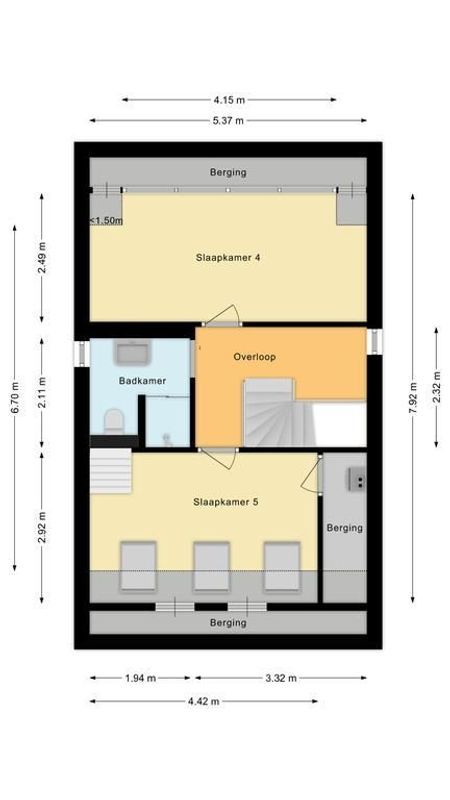 Alice Nahonstraat 1 Floorplan Blur 4