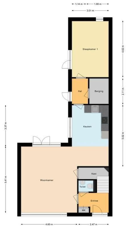 Wethouder van den Eijndenstraat 24 Floorplan Blur 0