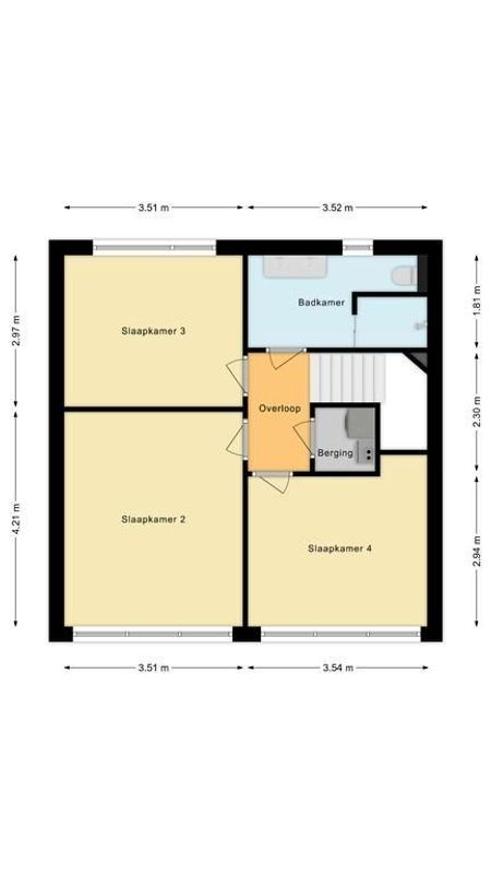 Wethouder van den Eijndenstraat 24 Floorplan Blur 1