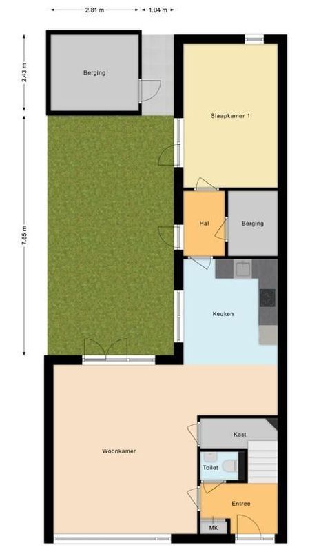 Wethouder van den Eijndenstraat 24 Floorplan Blur 2