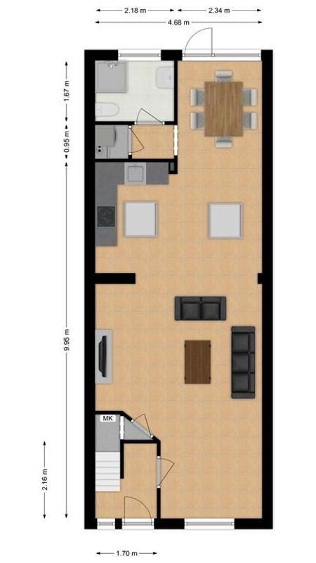 Oranjevrijstaatplein 6 Floorplan Blur 0