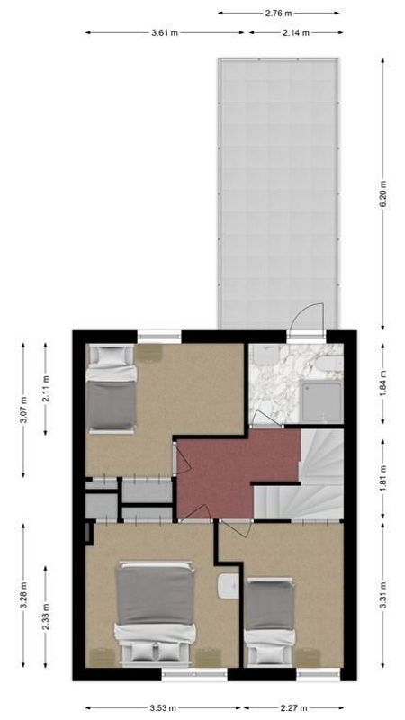 Leo XIII-straat 37 Floorplan Blur 1