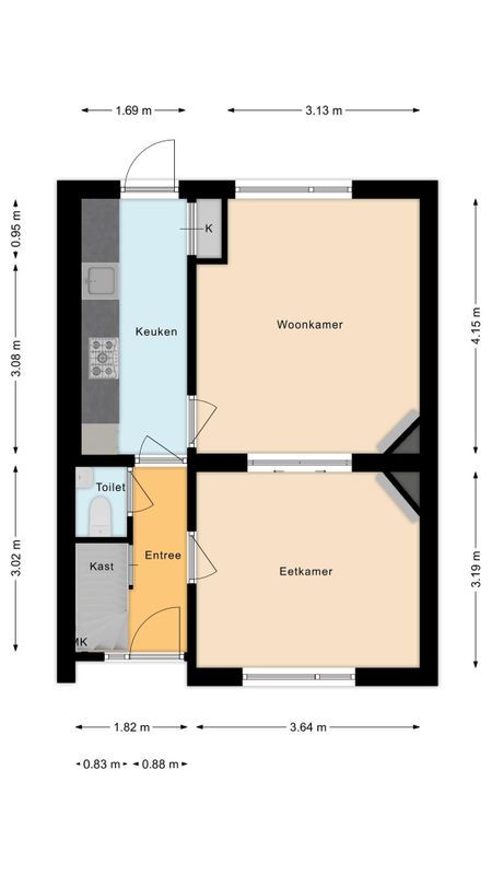 Sluisstraat 23 Floorplan Blur 0
