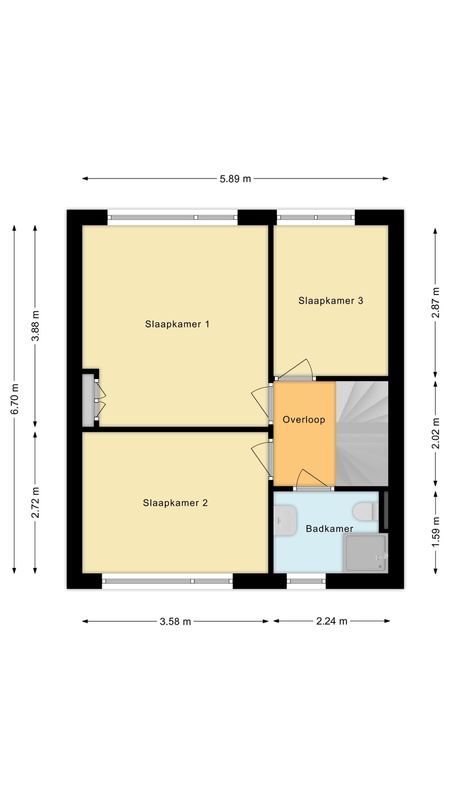 Schepenstraat 23 Floorplan Blur 1