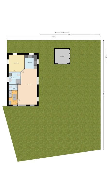 Kapelstraat 6 Floorplan Blur 2