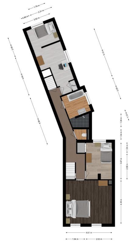 Capucijnenstraat 16 Floorplan Blur 1