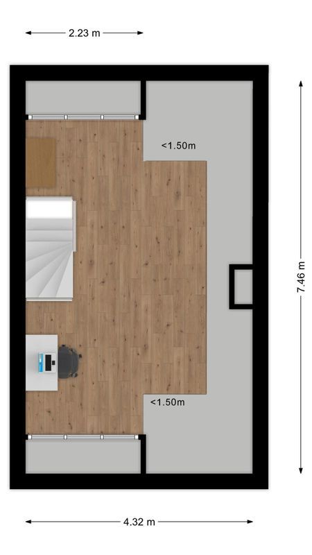 Capucijnenstraat 16 Floorplan Blur 3