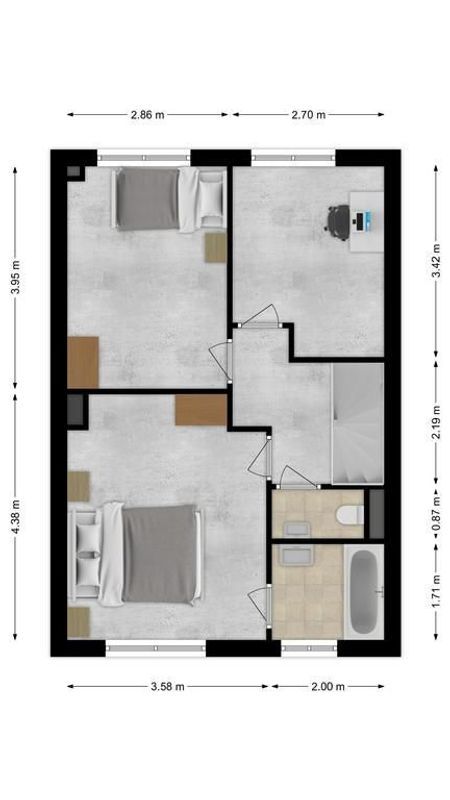 Valeriaan 36 Floorplan Blur 1