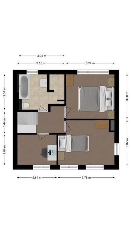 Albrecht Rodenbachstraat 2 Floorplan Blur 1