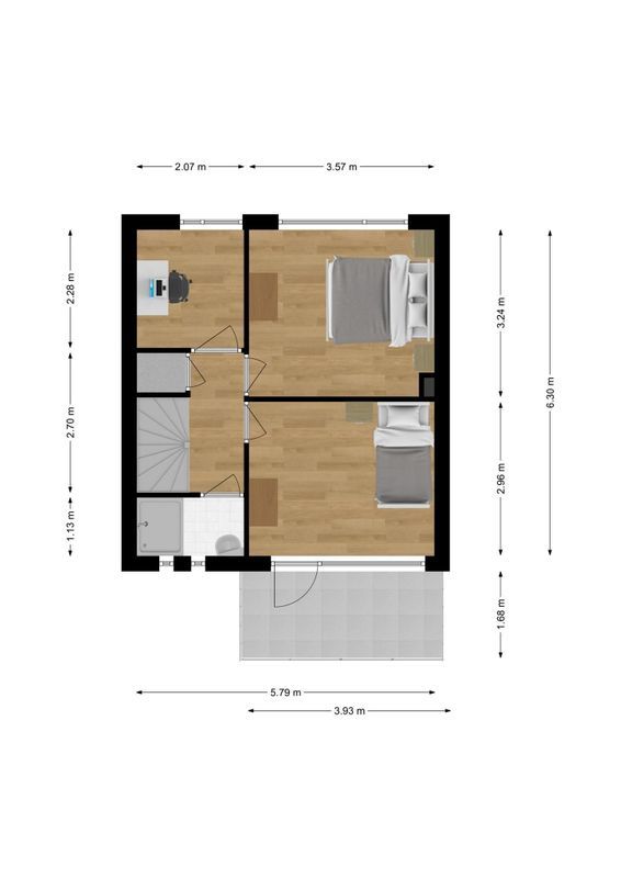 Willem de Zwijgerlaan 56 Floorplan Blur 1