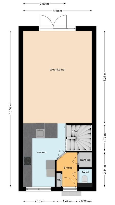 Fagotstraat 26 Floorplan Blur 0