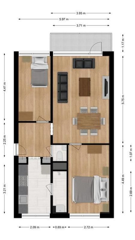 Predikherenlaan 281 Floorplan Blur 0