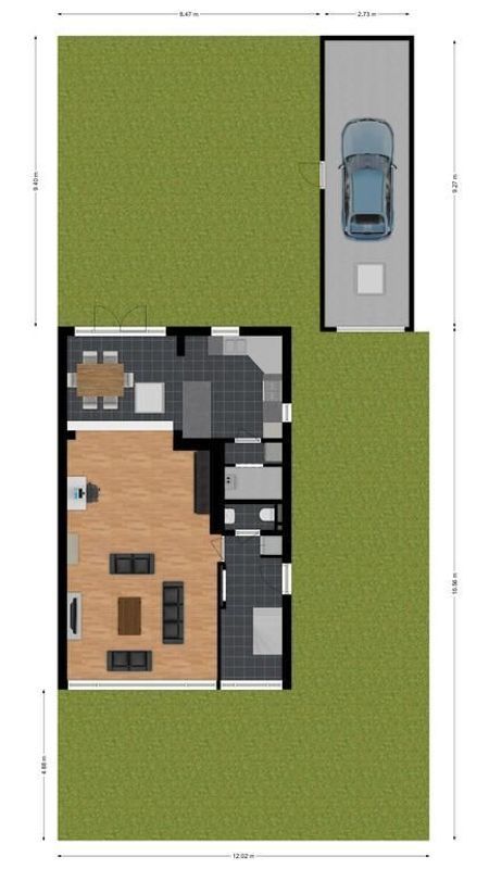 Bendastraat 43 Floorplan Blur 3