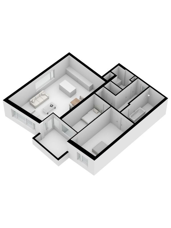 Piusplein 28 - 49 Floorplan Blur 0