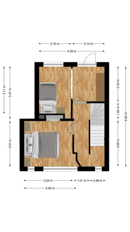 Nicolaas Beetsstraat 22 Floorplan Blur 1
