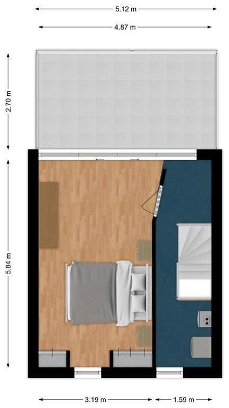 Gasthuisring 3 - 21 Floorplan Blur 3