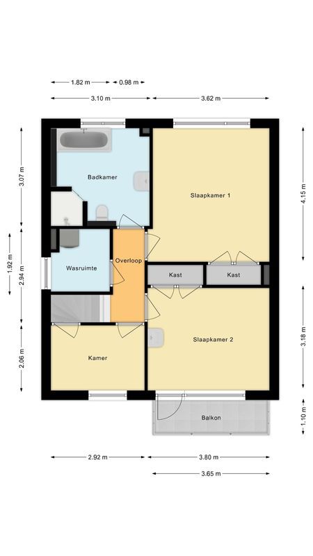 Statenlaan 141 Floorplan Blur 1