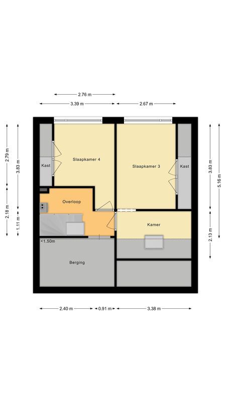 Statenlaan 141 Floorplan Blur 3