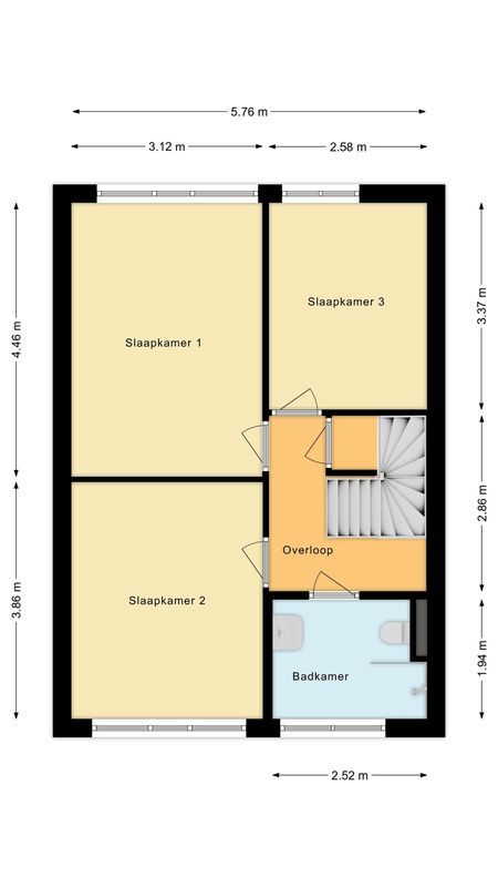 de Wittstraat 78 Floorplan Blur 1
