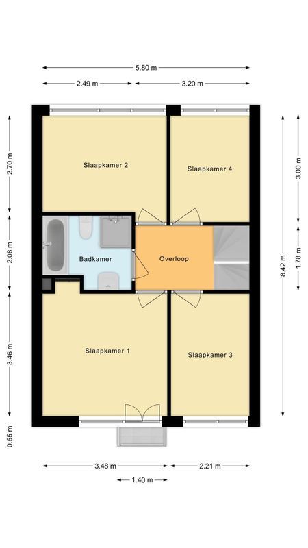 Gravenstraat 34 Floorplan Blur 1