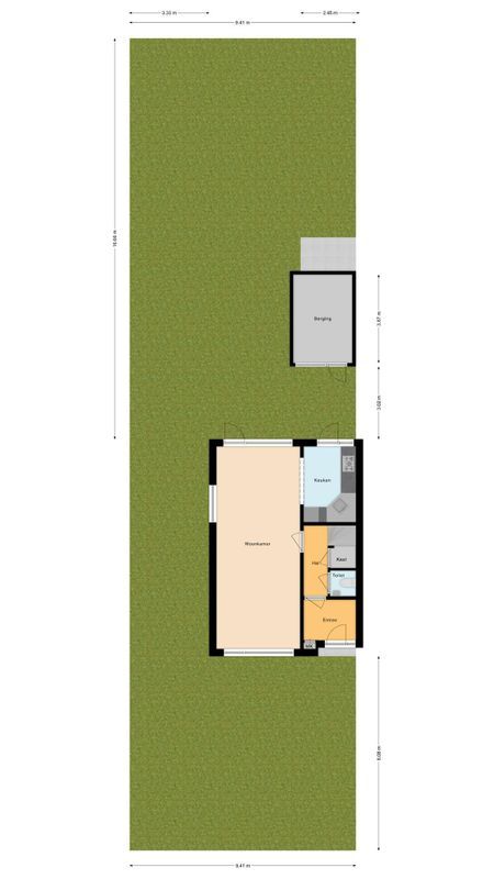 Gravenstraat 34 Floorplan Blur 2