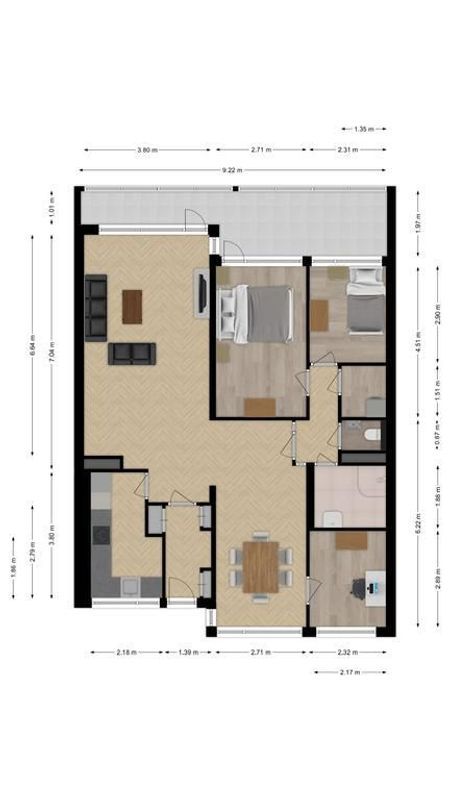 Mozartlaan 329 Floorplan Blur 0
