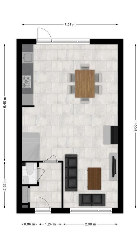 Paduaplein 29 Floorplan Blur 0